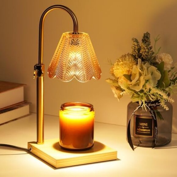 Candle Warmer Lamp with Timer Dimmer, Height Adjustable Fragrance Candle Warmer - Picture 1 of 5